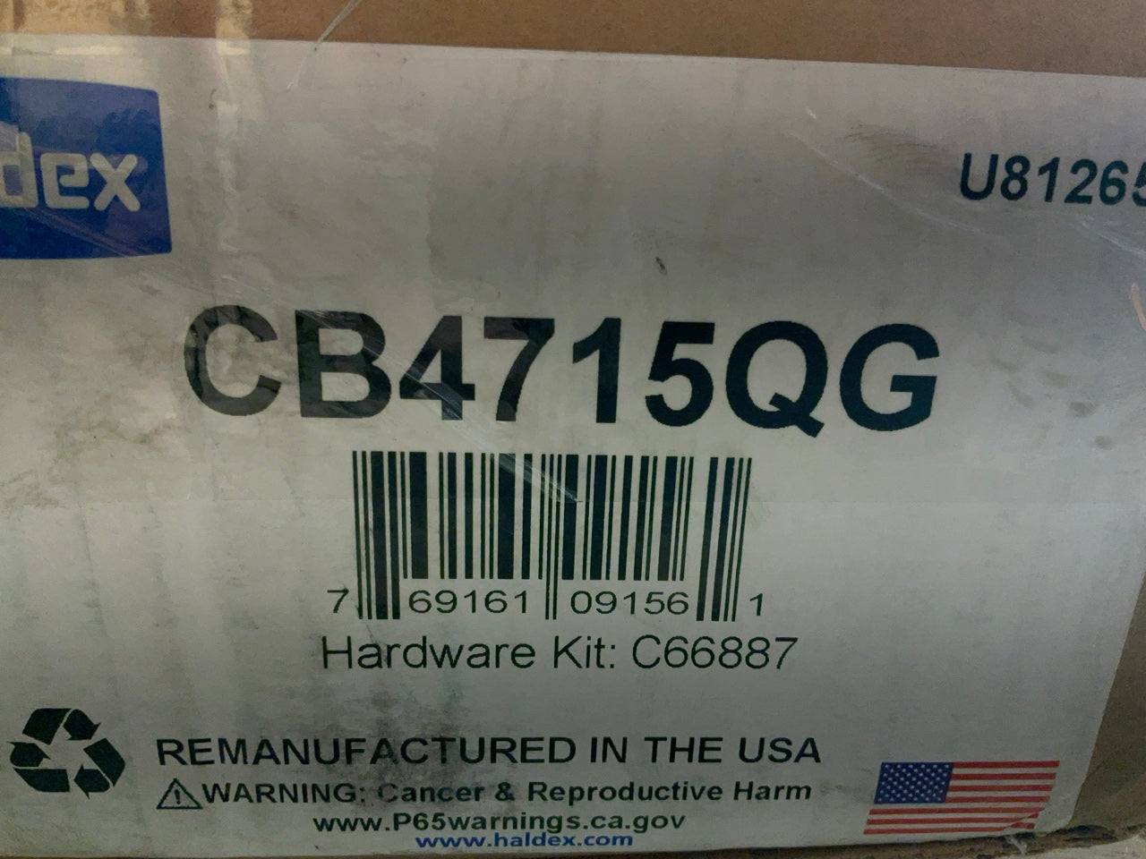 Relined Haldex CB4715QG Brake Shoes 16.5''x6'' Arvin Meritor ''Q+'' 4715Q 23K Lbs