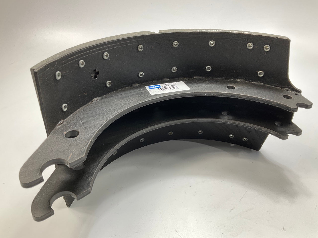Relined Haldex CB4718QG HD Brake Shoe Kit - 16-1/2'' X 7'', 4718Q, 23000 Lbs 23K