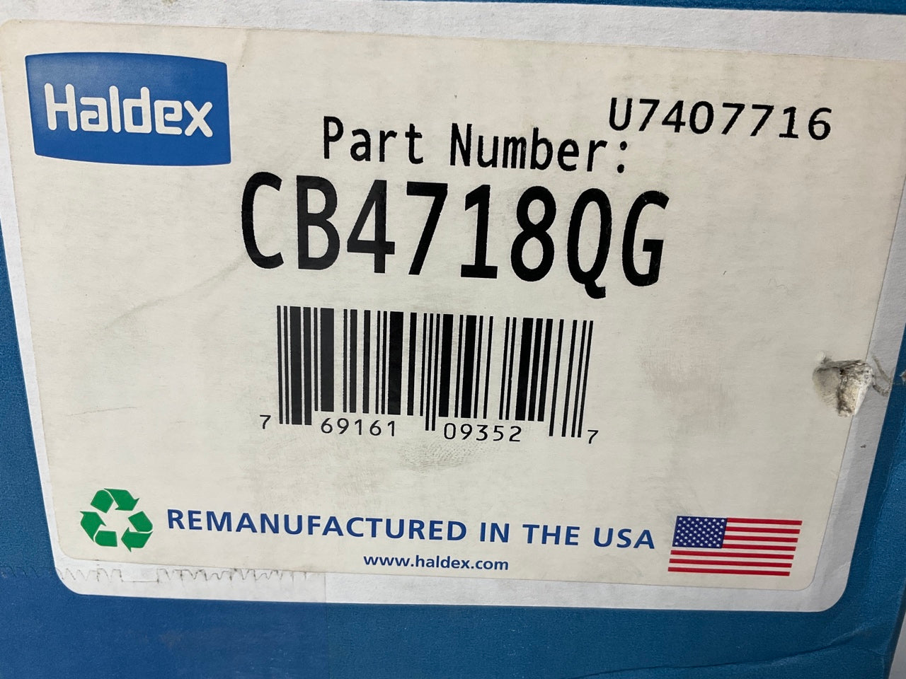 Relined Haldex CB4718QG HD Brake Shoe Kit - 16-1/2'' X 7'', 4718Q, 23000 Lbs 23K