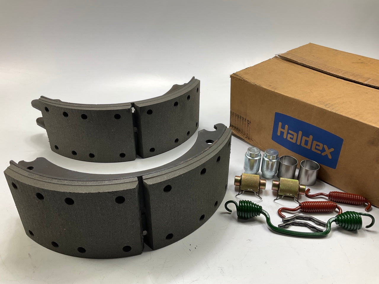 RELINED Haldex CB4720QG Drum Brake Shoes, 16-1/2'' X 5'' For Arvin Meritor Q+