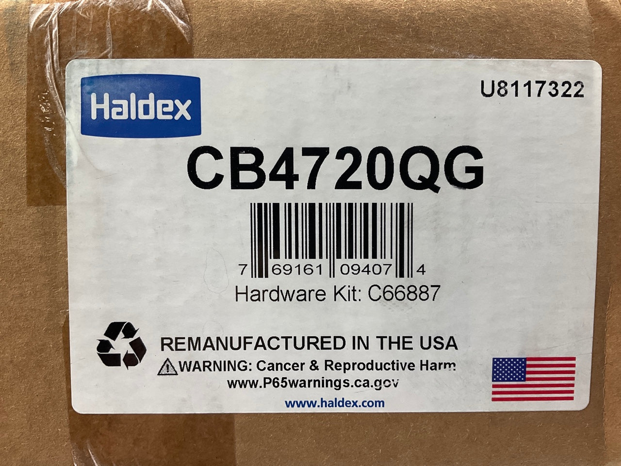 RELINED Haldex CB4720QG Drum Brake Shoes, 16-1/2'' X 5'' For Arvin Meritor Q+