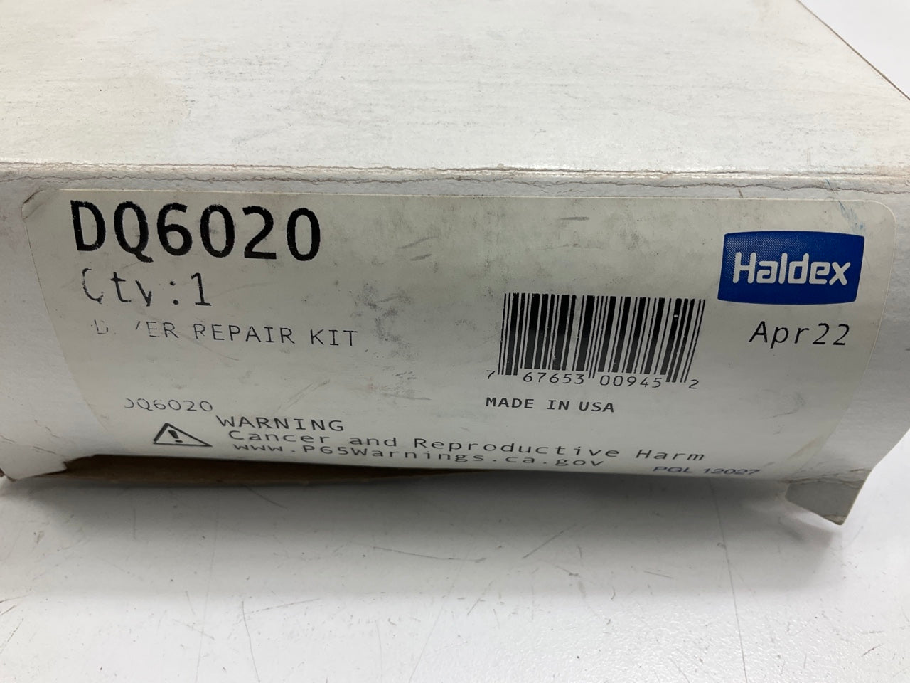 Haldex DQ6020 Brake Air Dryer Lower Housing Repair Kit For Pure Air Plus