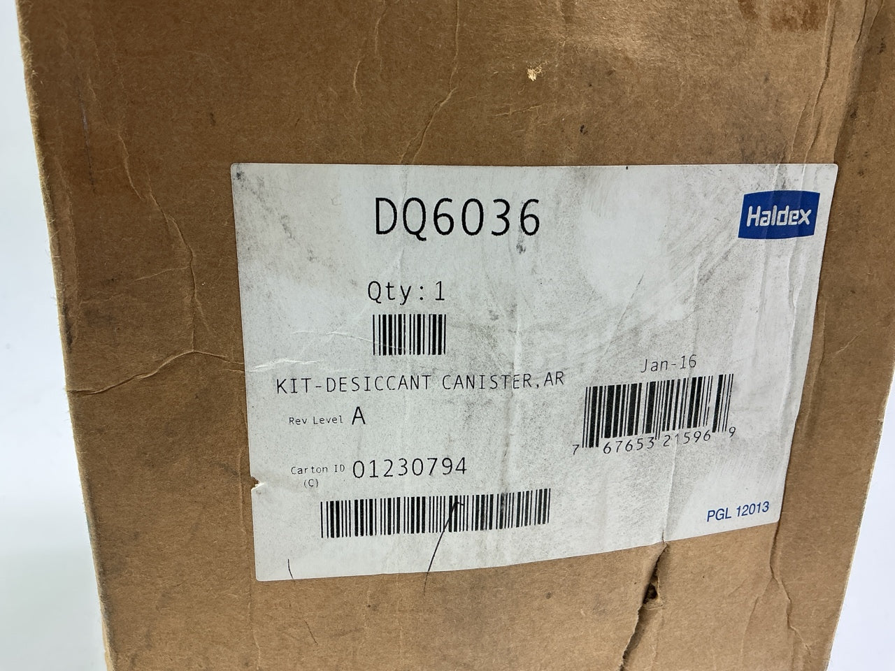 Haldex DQ6036 Desiccant Cartridge Kit For Pure Air Plus