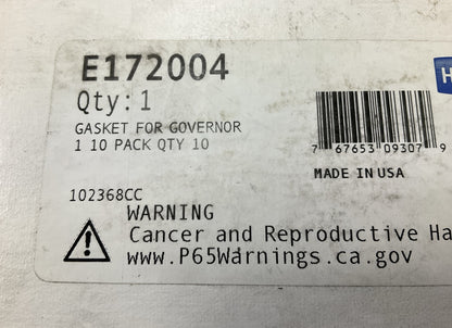 Haldex E172004 Air Brake Compressor Governor Gasket For Use On EL1300