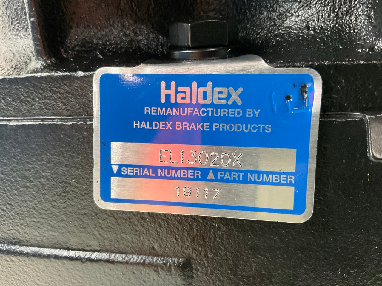 REMAN. Haldex EL13020X Air Brake Compressor EL1300 4-Hole Base Mount KN13020