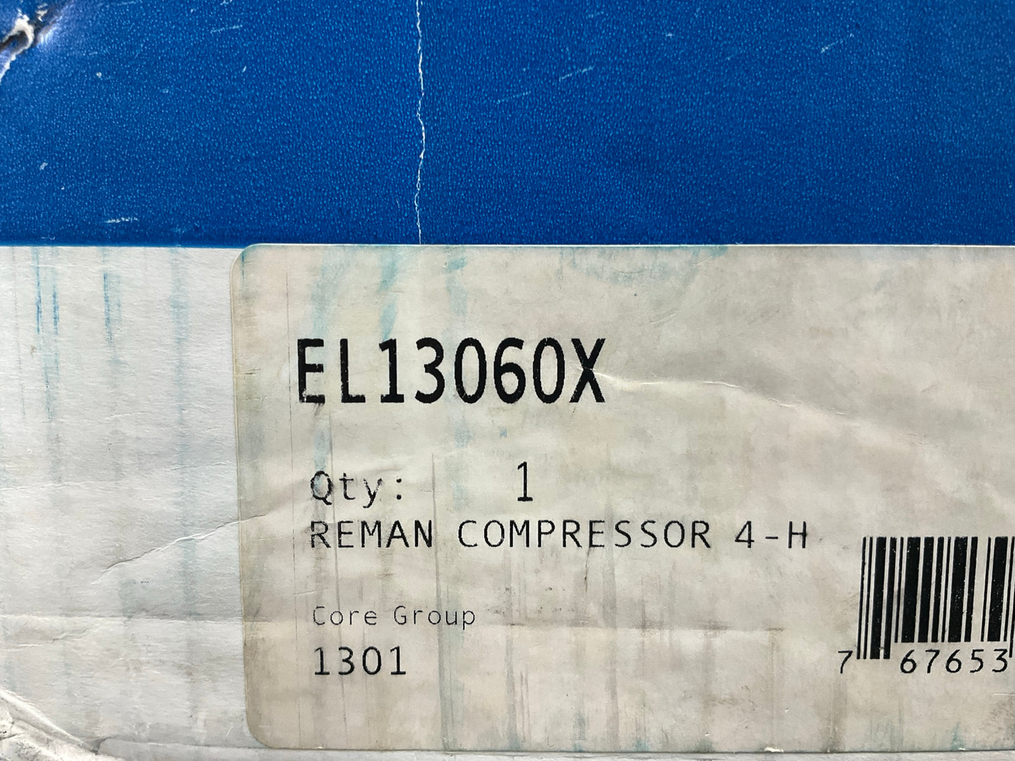 REMAN. Haldex EL13060X Air Brake Compressor  EL13060 N7006C