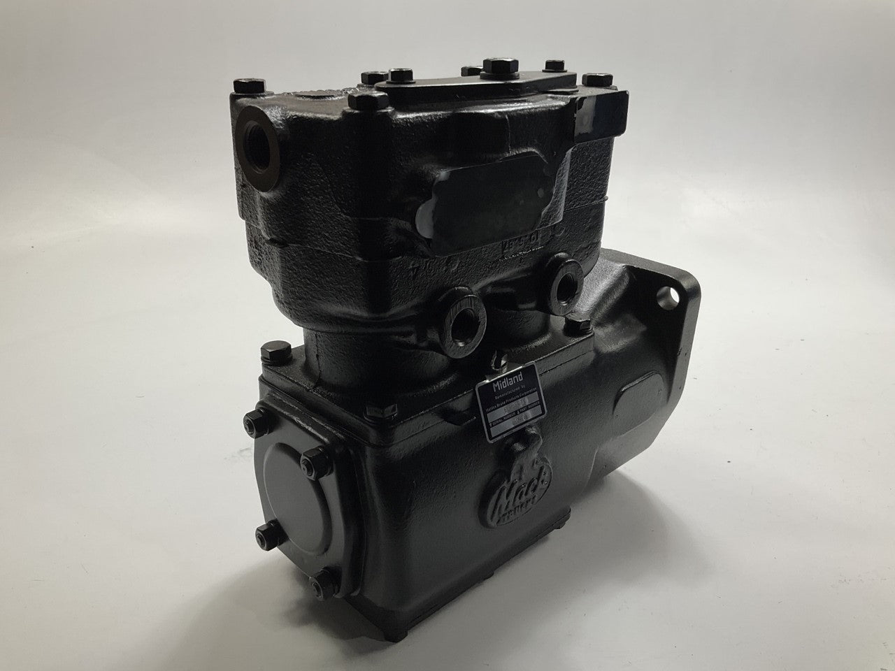 Reman Haldex El13111X Air Brake Compressor Left Rotation 1300 Mack Ext Flange