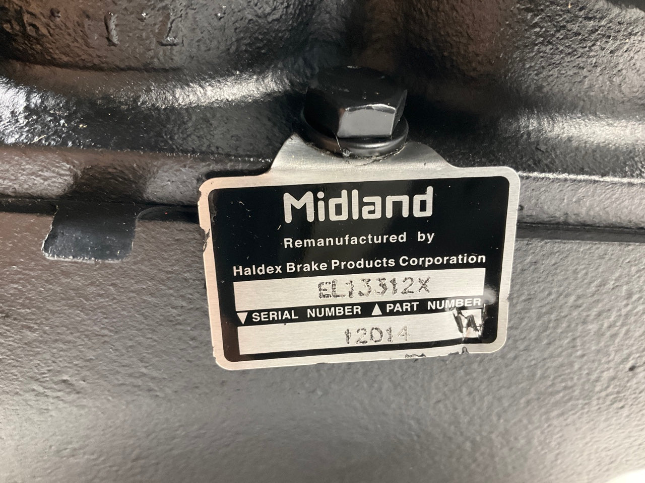 REMAN. Haldex EL13312X Air Brake Compressor - 60-Series Detroit Diesel 0° Tilt