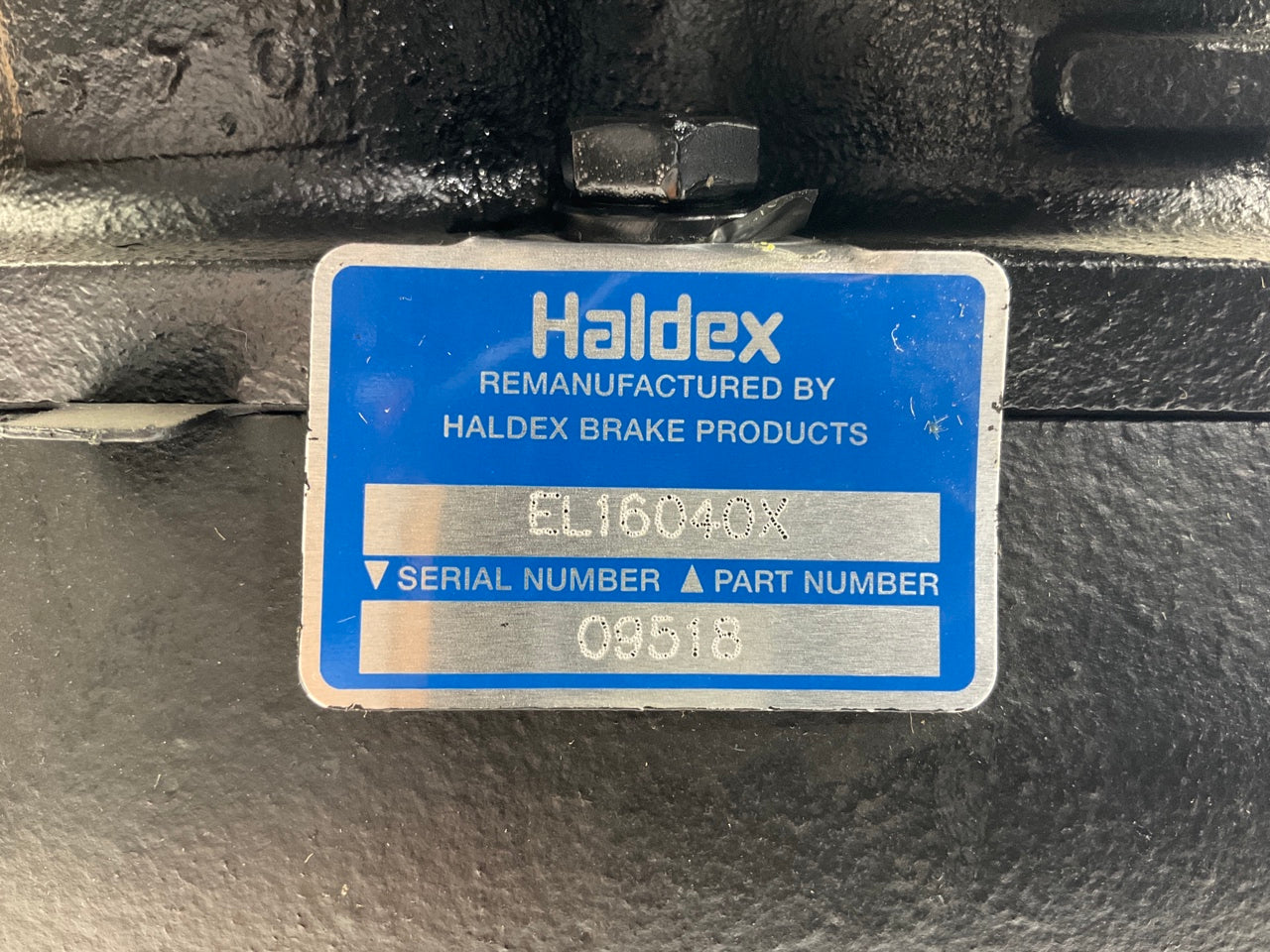 REMAN. Haldex EL16040X Air Brake Compressor For Cummins EL1600, No Core Charge