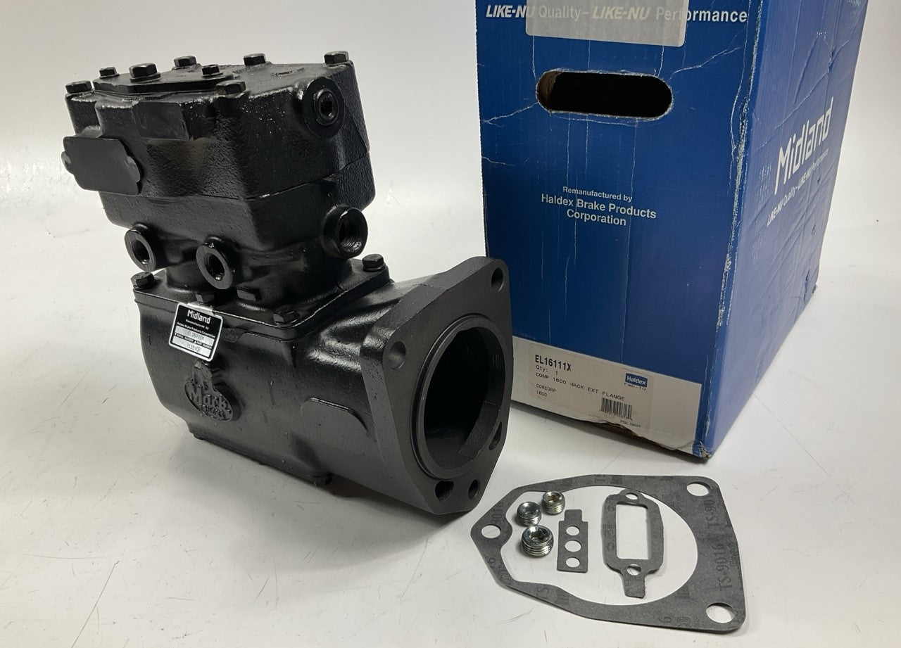Reman HALDEX EL16160X  LikeNu EL1600 Midland Air Brake Compressor For Mack