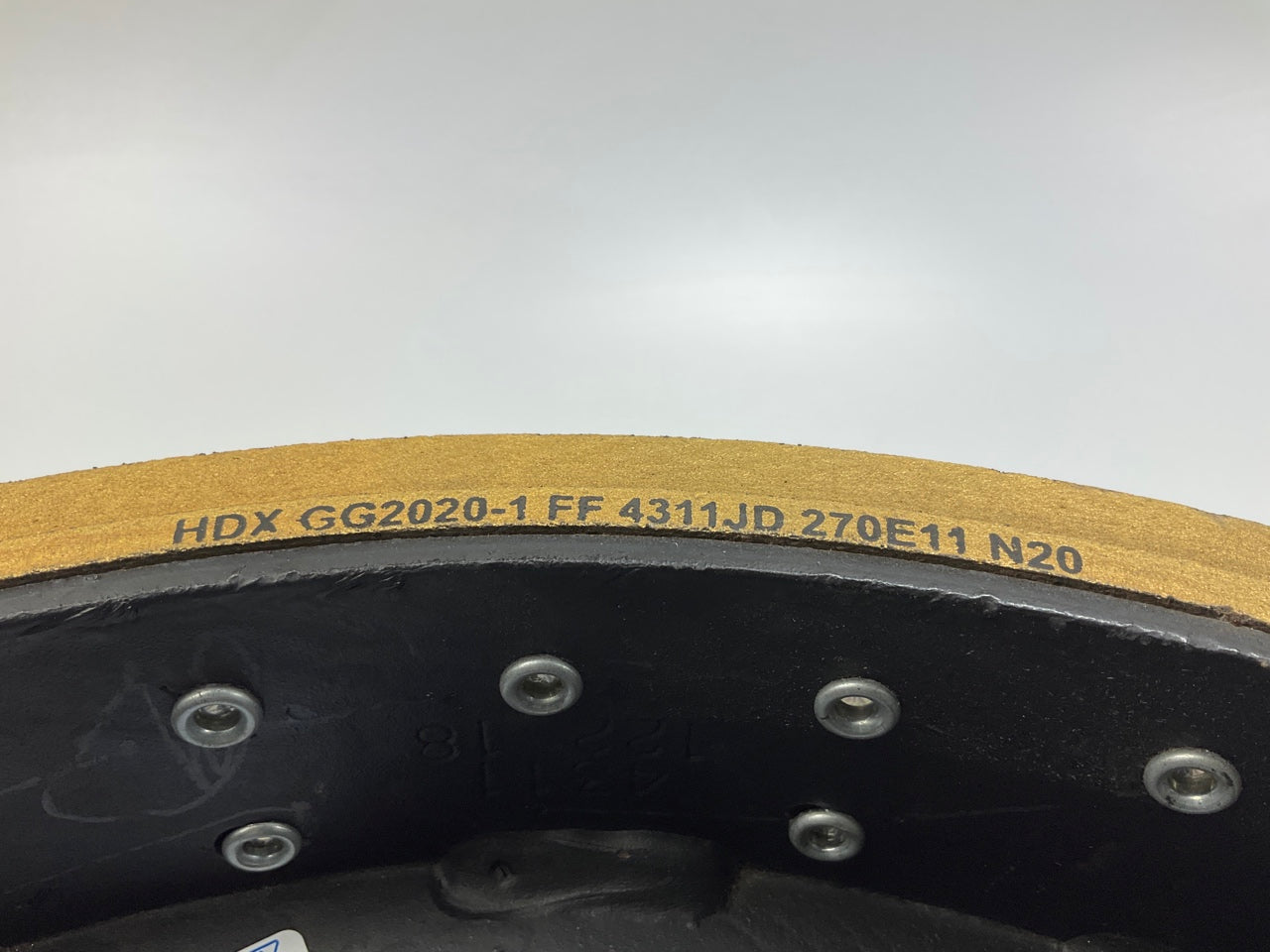 Relined Haldex GC4311ER Brake Shoe 16-1/2'' X 7'' Eaton, 23000 Lbs (23k Lbs) 4311E