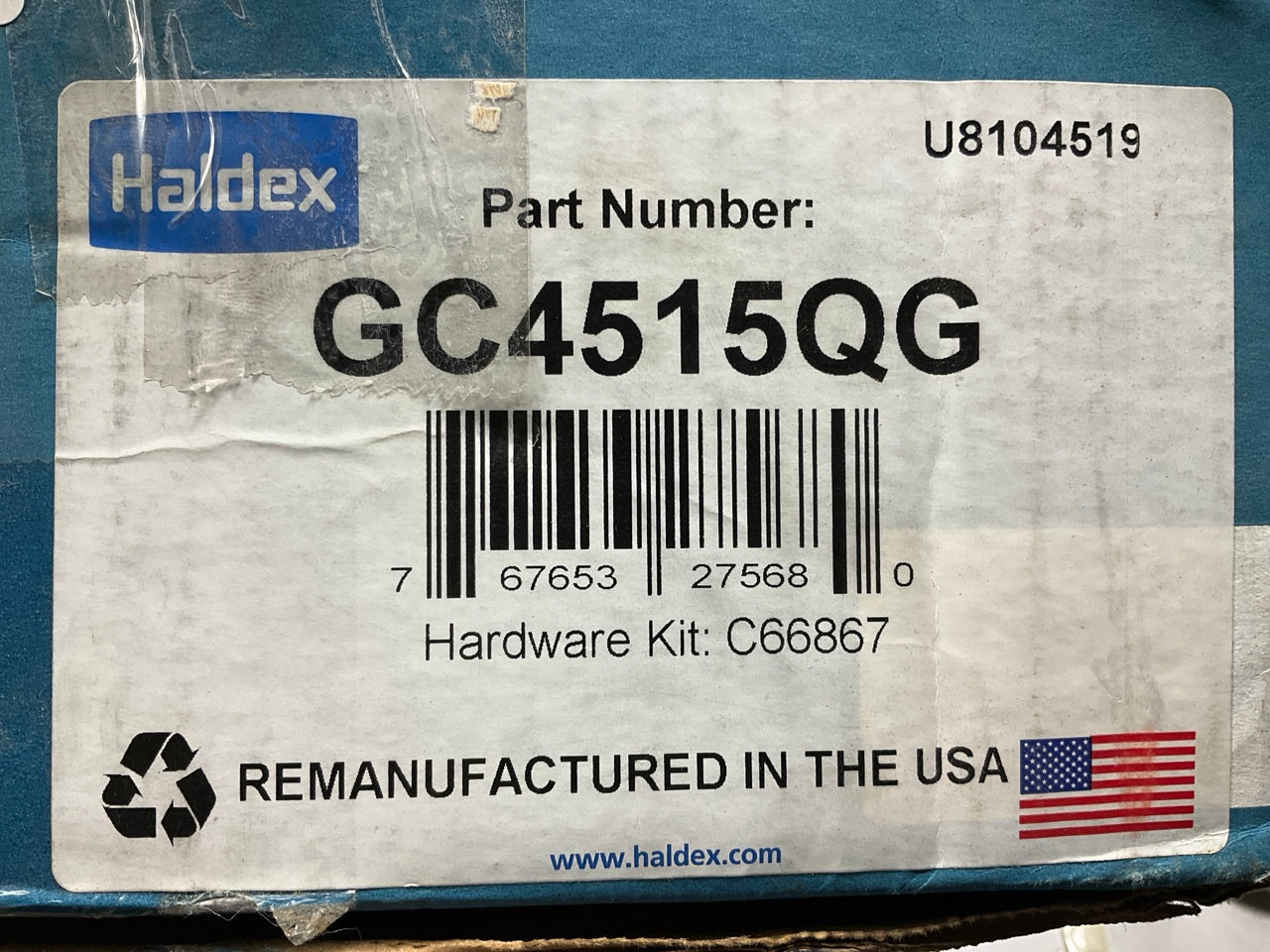 RELINED Haldex GC4515QG # 4515 Brake Shoes Kit 16-1/2''x7'', 23,000 Lbs (23K Lbs)