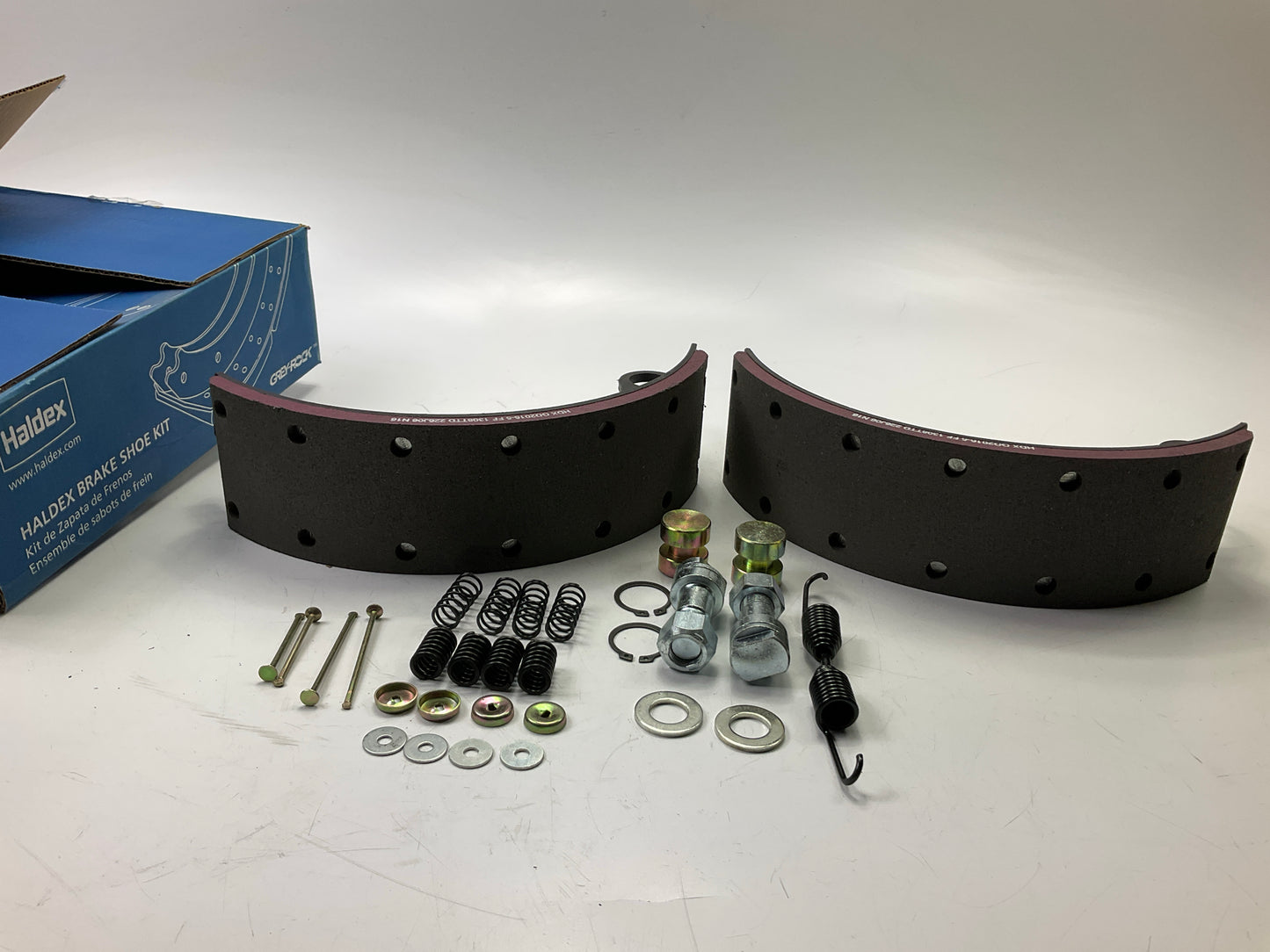RELINED Haldex GD1308TG Front Brake Shoe Gripper Kit For 15'' X 4'' Meritor ''T''