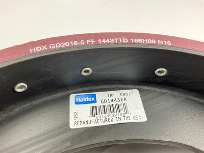 Relined Haldex GD1443EG Brake Shoes 1443E 15''x4'', 23K (23,000 Lbs) For Eaton ES