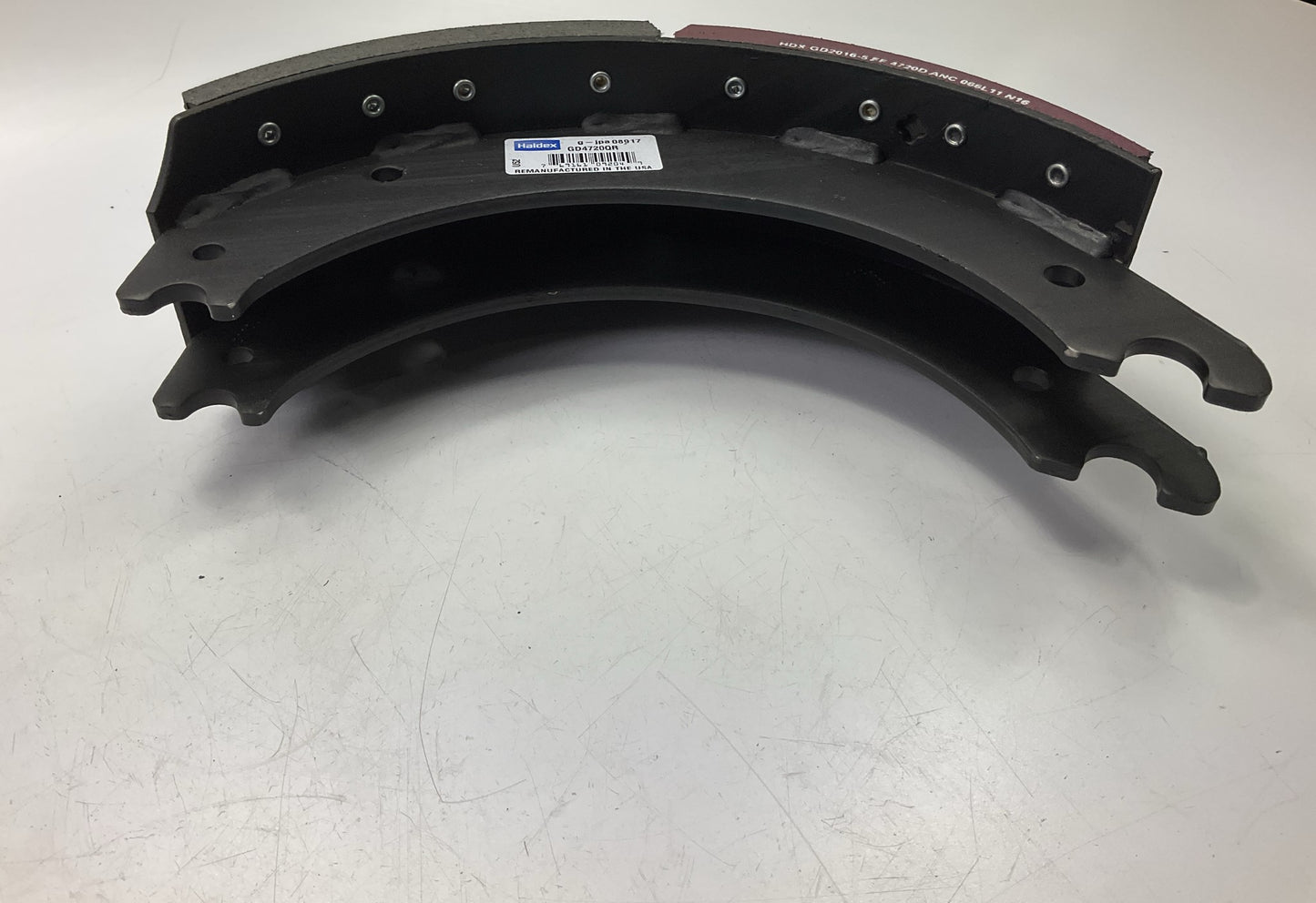 RELINED Haldex GD4720QG Brake Shoes 4720Q, 16.5''x5'', 23,000 Lbs (23K Lbs)