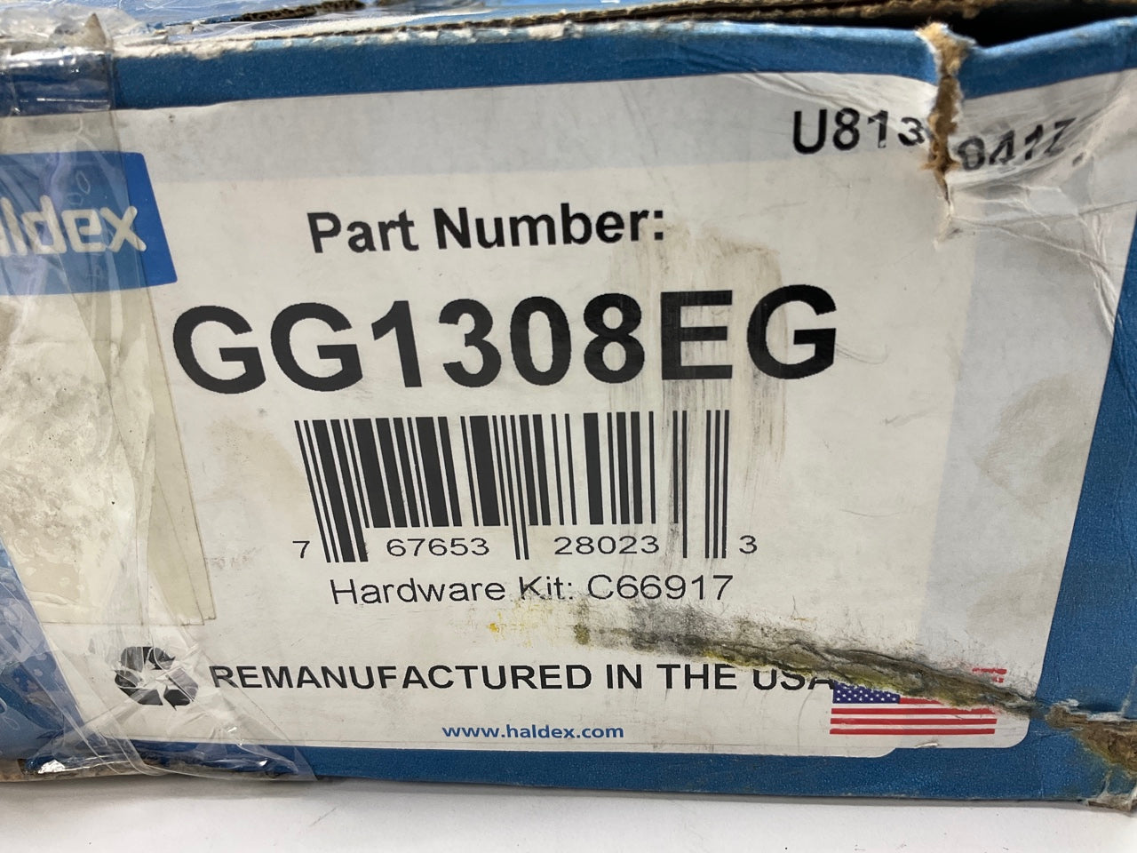 Relined Haldex GG1308EG Front Brake Shoes 15''x4'', 23K Lbs (23,000 Lbs), # 1308