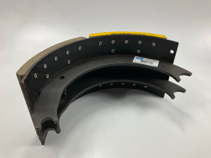 RELINED Haldex GG4311EG Drum Brake Shoes For 16-1/2'' X 7'' Eaton Single Pin, 23K