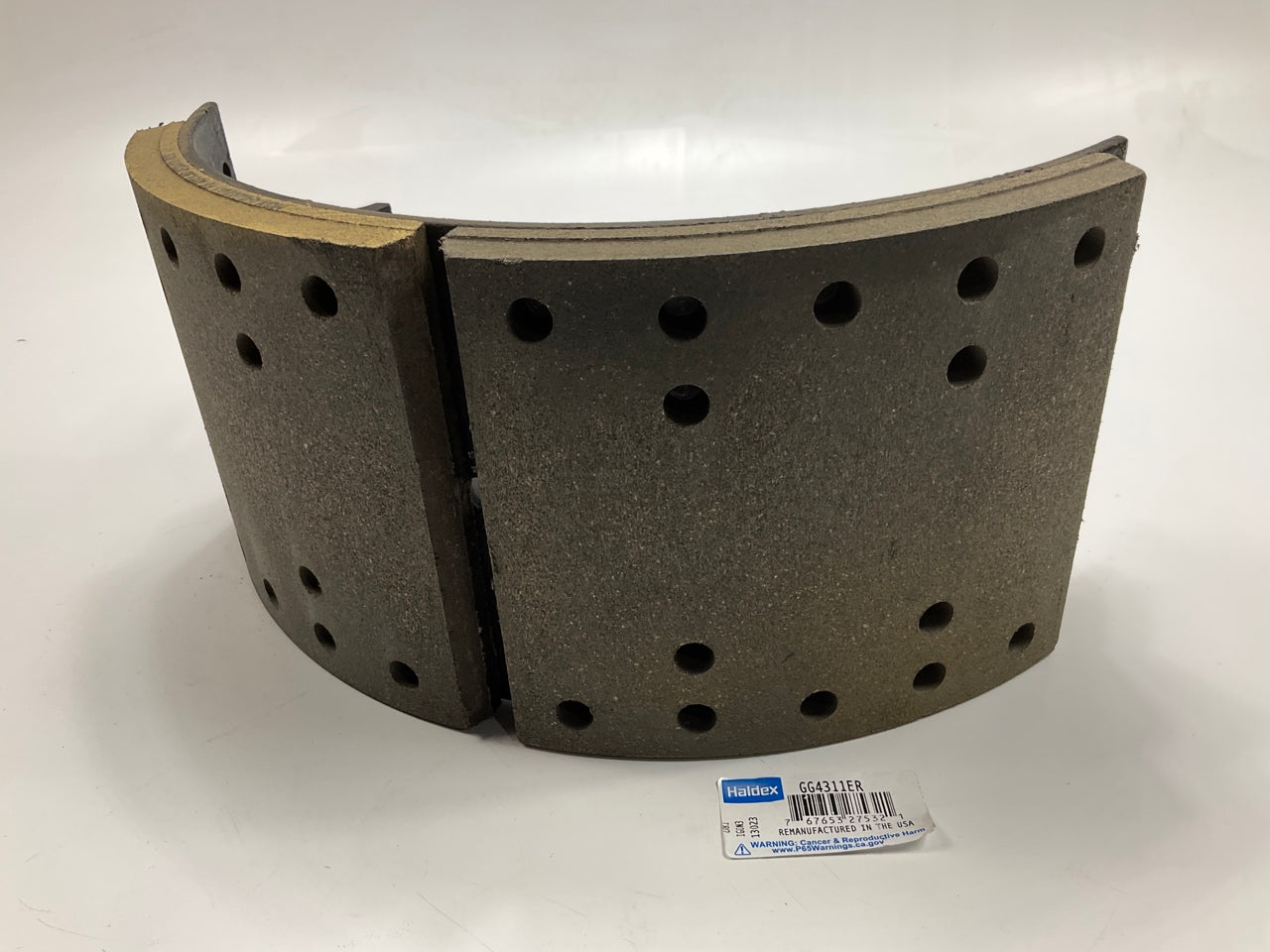 RELINED Haldex GG4311ER Brake Shoe - 16-1/2''x7'', 23K Lbs, # 4311 (23,000 Lbs)