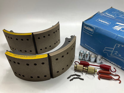 Relined Haldex GG4514QG Brake Shoes 16-1/2''x6'', 23k Lbs (23,000 Lbs), # 4514