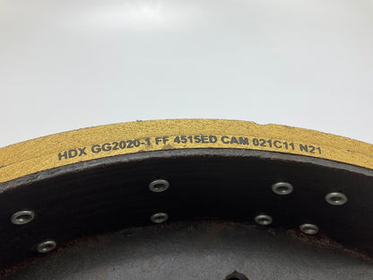Relined Haldex GG4515QG Rear Brake Shoes 16-1/2''x7'' 4515Q, 23000 Lbs (23K Lbs)