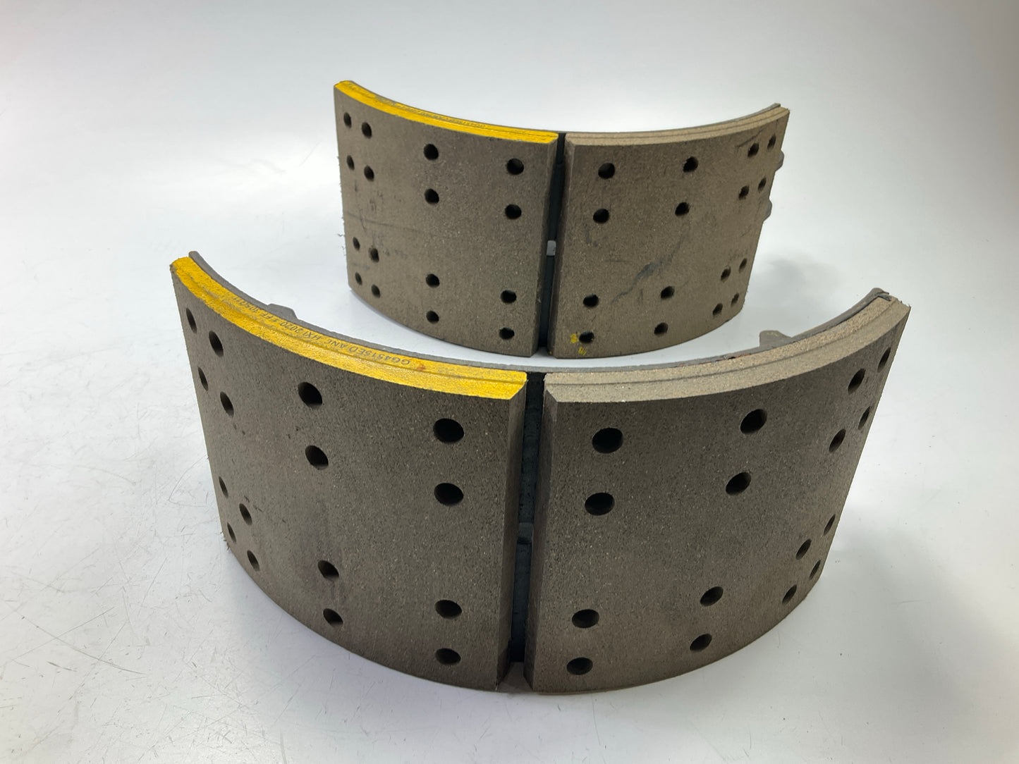 2 RELINED Haldex GG4515QR Brake Shoe 16.5''x7'' Meritor ''Q'' Current Design 23K Lbs