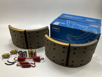 Relined Haldex GG4515X3G Brake Shoes, 16-1/2''x7'', 23K Lbs. For Fruehauf ''XEM''