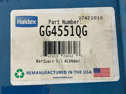 Relined Haldex GG4551QG # 4551Q Brake Shoes 23k Lbs For 16-1/2'' Meritor ''Q''
