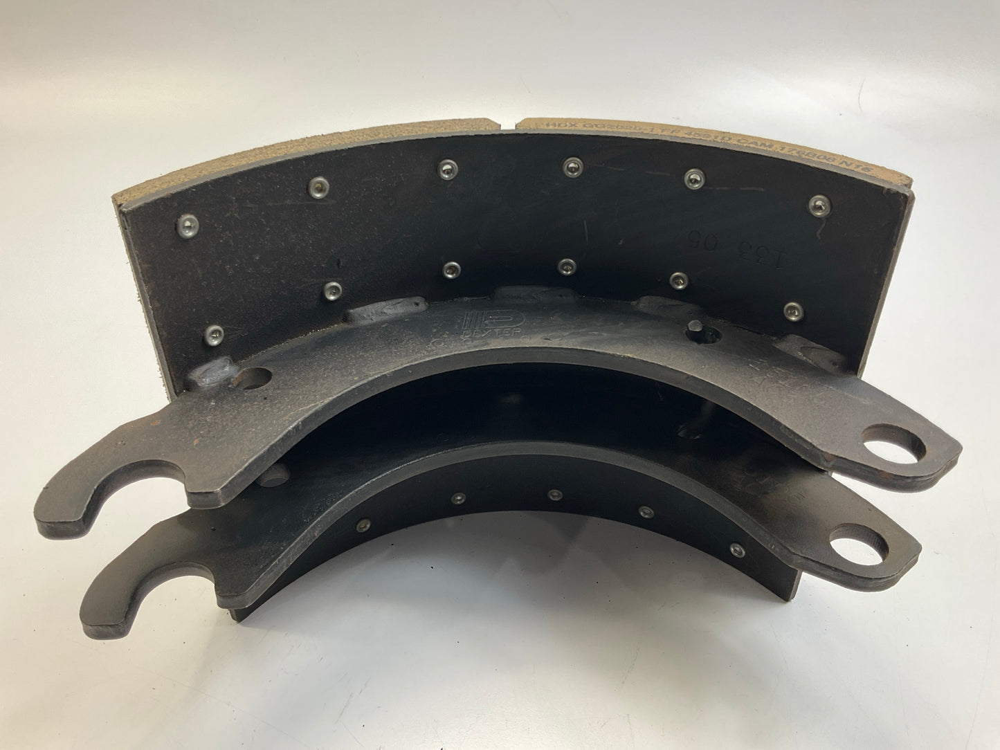 Relined Haldex GG4591DXQR #4591 Brake Shoe 12-1/4'' Dexter (PQ) Style, 23,000 Lbs
