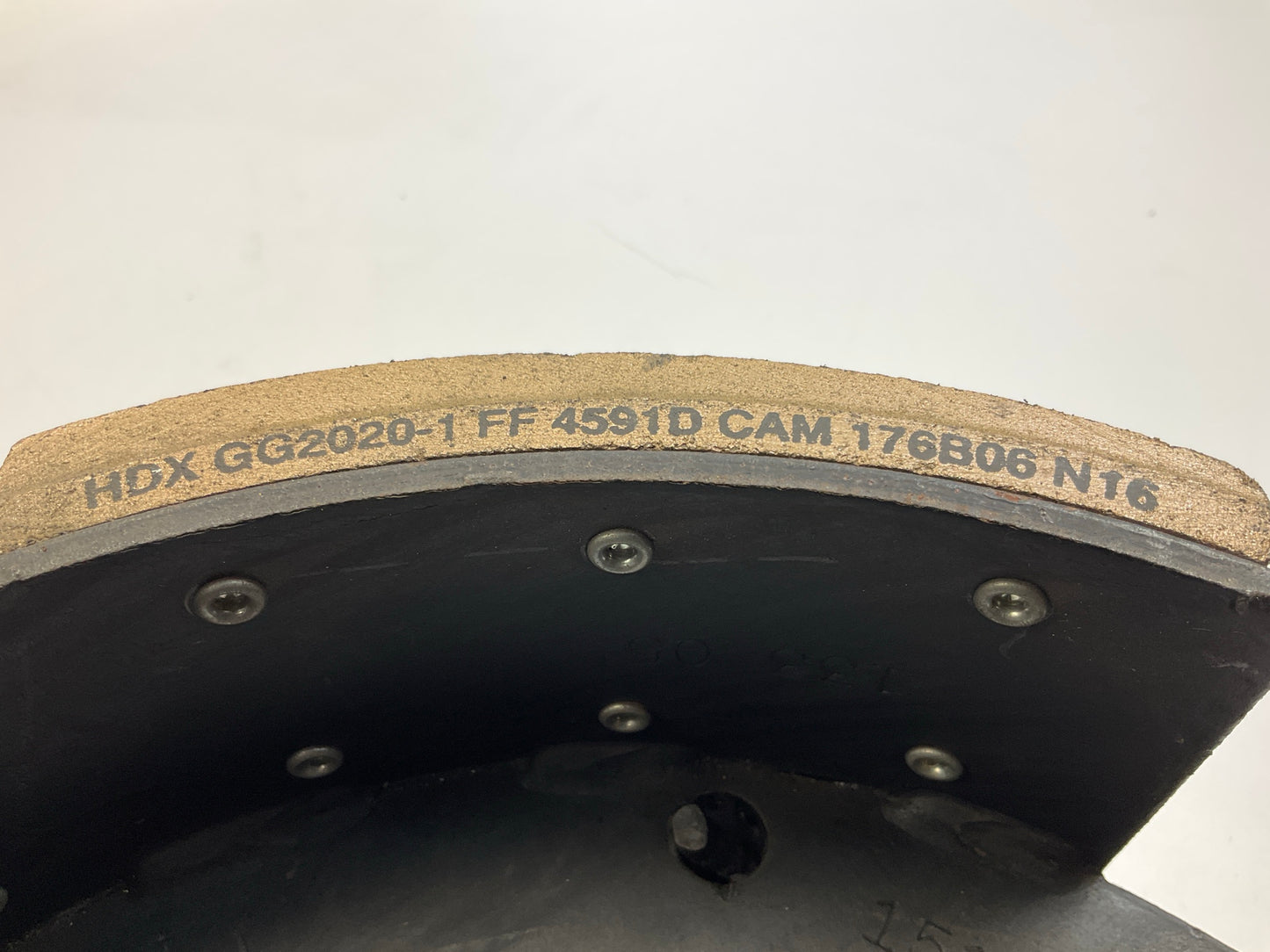 Relined Haldex GG4591DXQR #4591 Brake Shoe 12-1/4'' Dexter (PQ) Style, 23,000 Lbs