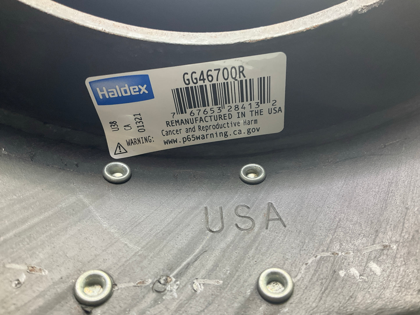 Relined HALDEX GG4670QG Drum Brake Shoe Kit 23000 Lbs, Brake Shoe # 4670