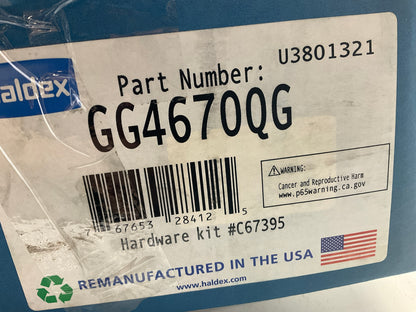Relined HALDEX GG4670QG Drum Brake Shoe Kit 23000 Lbs, Brake Shoe # 4670