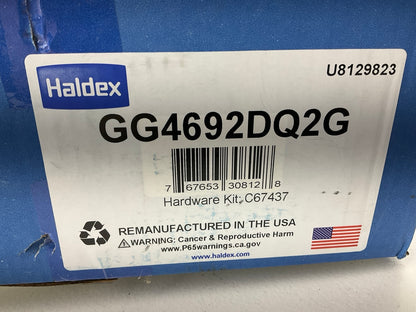 RELINED Haldex GG4692DQ2G Brake Shoes, 12-1/4'' X 7-1/'2'' For Dana Gen II 23K