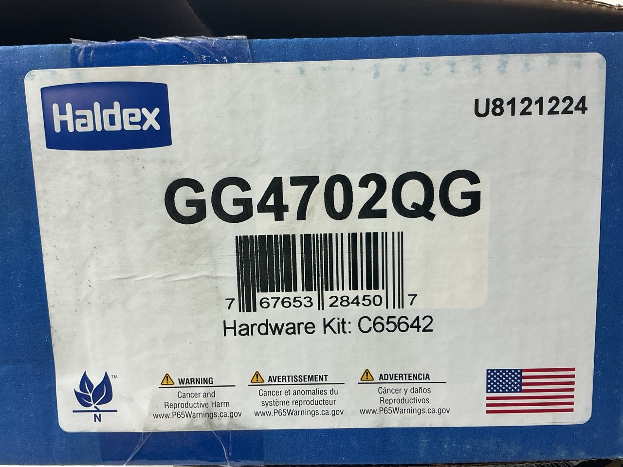 Relined. Haldex GG4702QG #4702Q Brake Shoes 15''x4'' Meritor ''Q'' Plus, 23,000 Lbs.