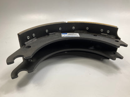RELINED Haldex GG4703QG Front Brake Shoes, 15''x5'', 4703Q, 23000 Lbs (23K Lbs)