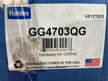 RELINED Haldex GG4703QG Front Brake Shoes, 15''x5'', 4703Q, 23000 Lbs (23K Lbs)