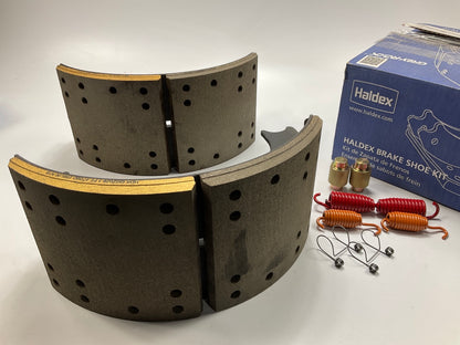 RELINED Haldex GG4709ESG Rear Brake Shoes 16-1/2''X7'', 4709E, 23000 LBs (23K Lbs)