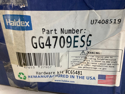RELINED Haldex GG4709ESG Rear Brake Shoes 16-1/2''X7'', 4709E, 23000 LBs (23K Lbs)