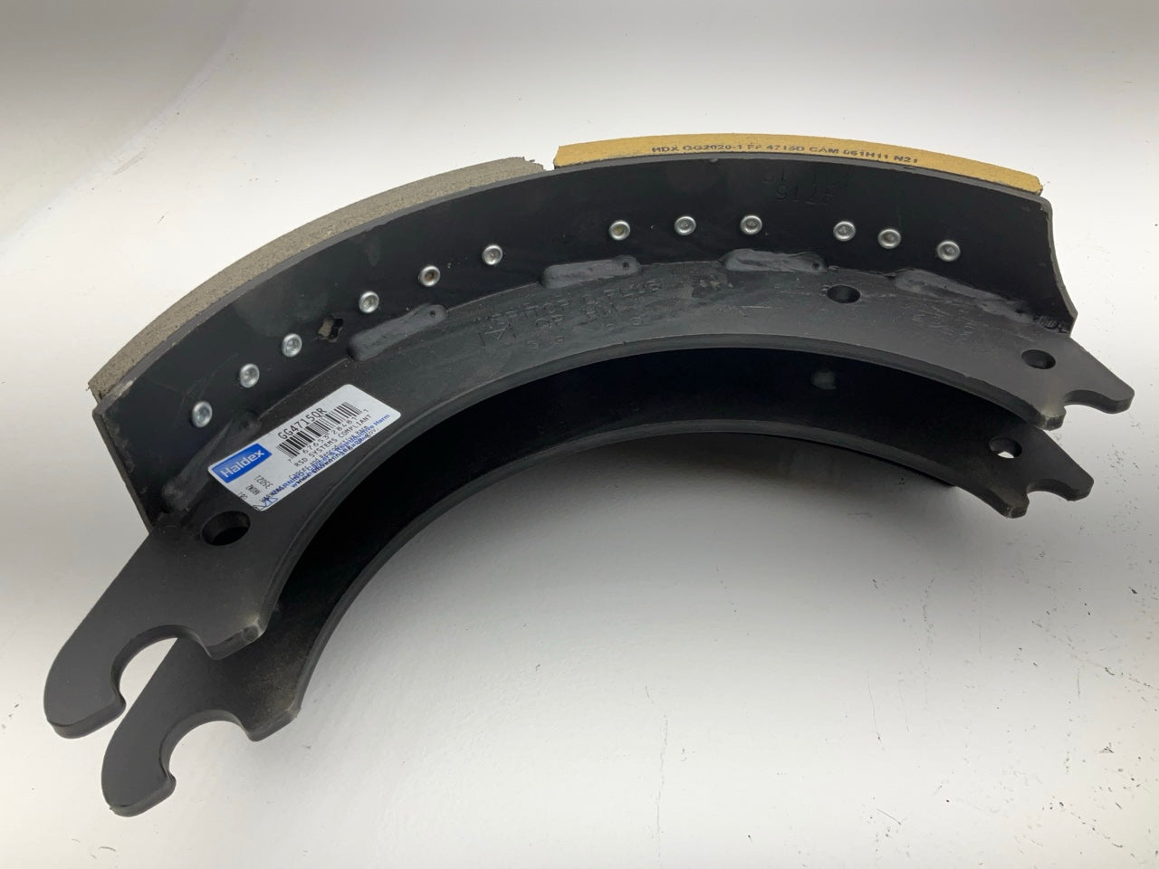 RELINED Haldex GG4715QG Brake Shoe Kit For 16-1/2'' X 6'' Meritor ''Q'' Plus, 23K