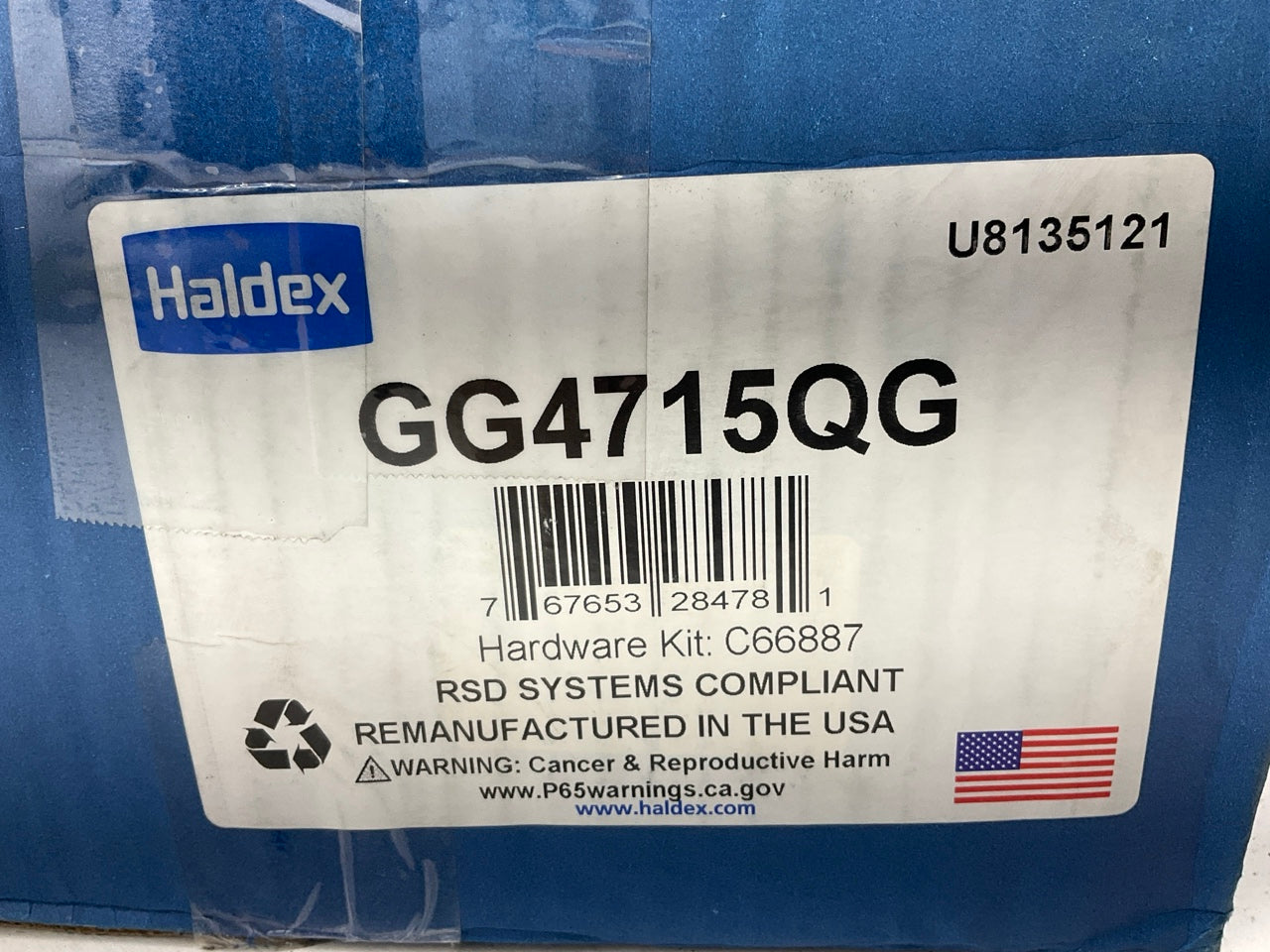 RELINED Haldex GG4715QG Brake Shoe Kit For 16-1/2'' X 6'' Meritor ''Q'' Plus, 23K