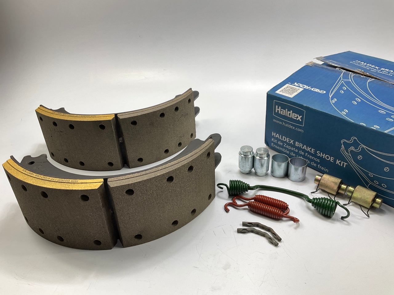 Relined Haldex GG4720QG Front Brake Shoes 16-1/2''x5'', 4720Q, 23000 Lbs (23K LBs)
