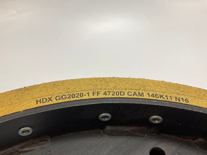 Relined Haldex GG4720QG Front Brake Shoes 16-1/2''x5'', 4720Q, 23000 Lbs (23K LBs)
