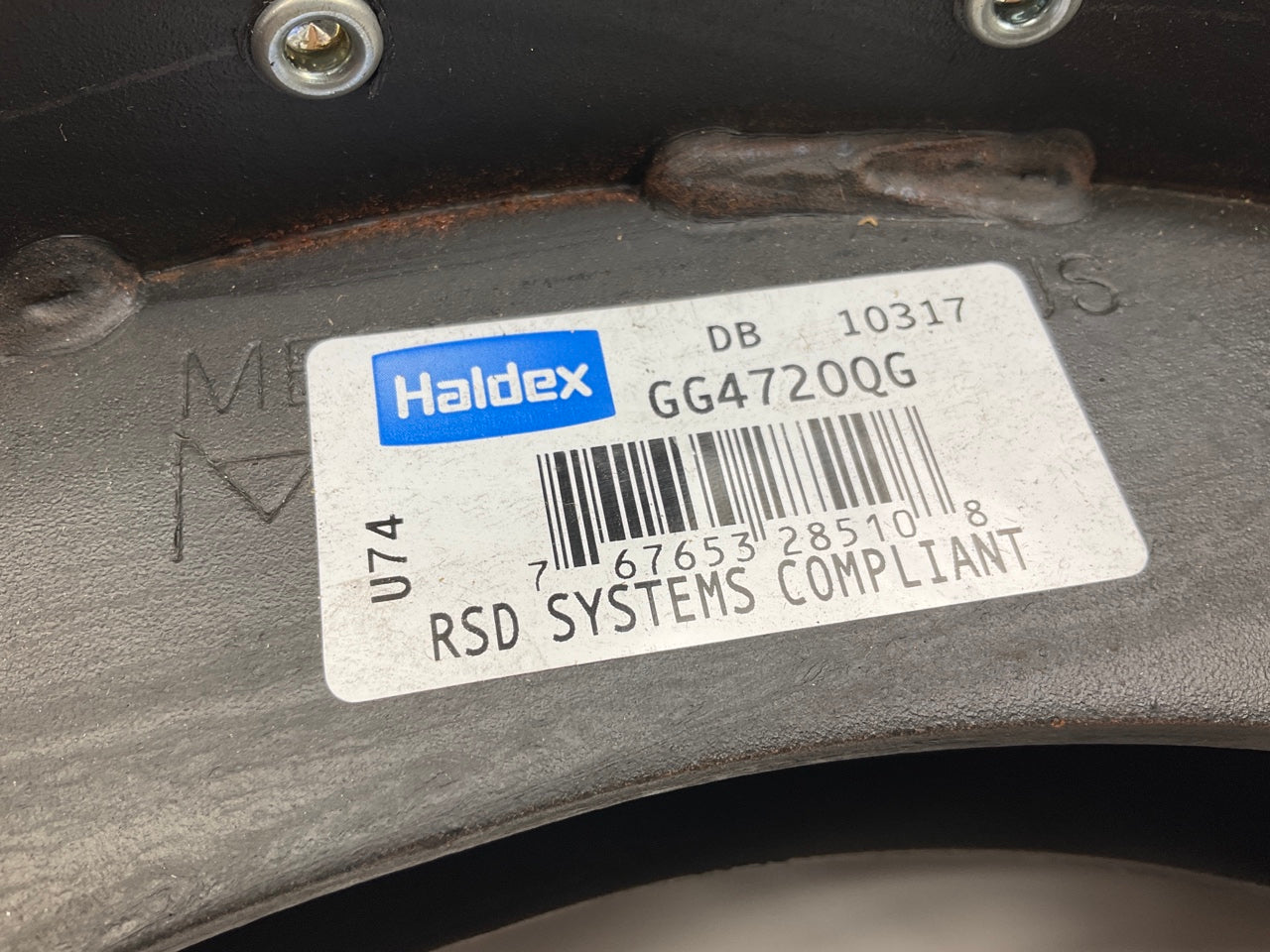Relined Haldex GG4720QG Front Brake Shoes 16-1/2''x5'', 4720Q, 23000 Lbs (23K LBs)