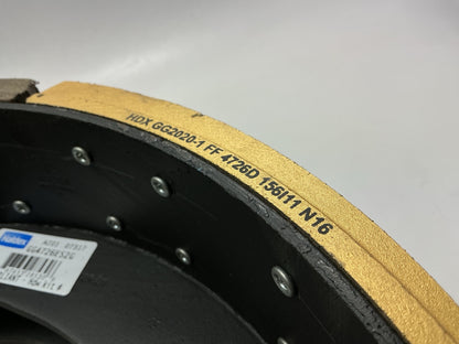 Relined Haldex GG4726ES2G 4726 Brake Shoes For 16-1/2'' Eaton ''ESII'' 23,000 Lbs.