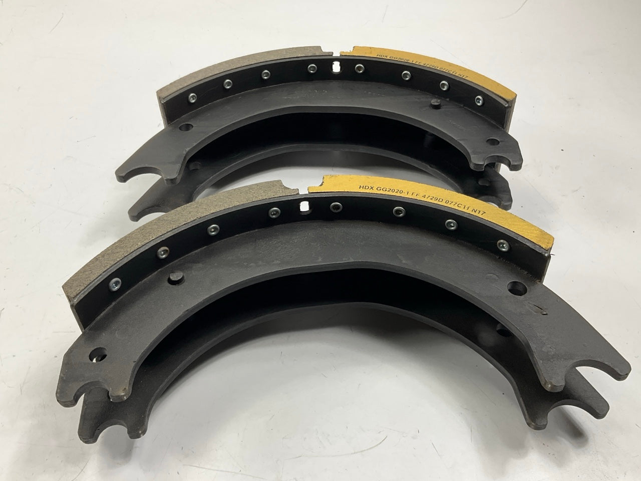 Relined Haldex GG4729DQG #4729 Front Brake Shoes 15''x4'', 23000 Lbs (23K Lbs)