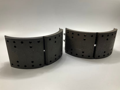 2 RELINED Haldex GN4311ER 4311E Brake Shoes 16-1/2''x7'', 20,000 Lbs, W/O Hardware