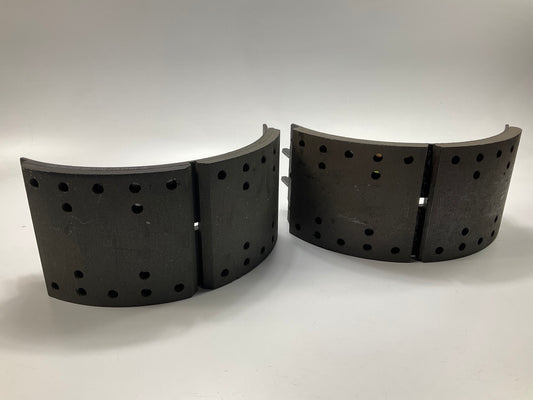 2 RELINED Haldex GN4311ER 4311E Brake Shoes 16-1/2''x7'', 20,000 Lbs, W/O Hardware