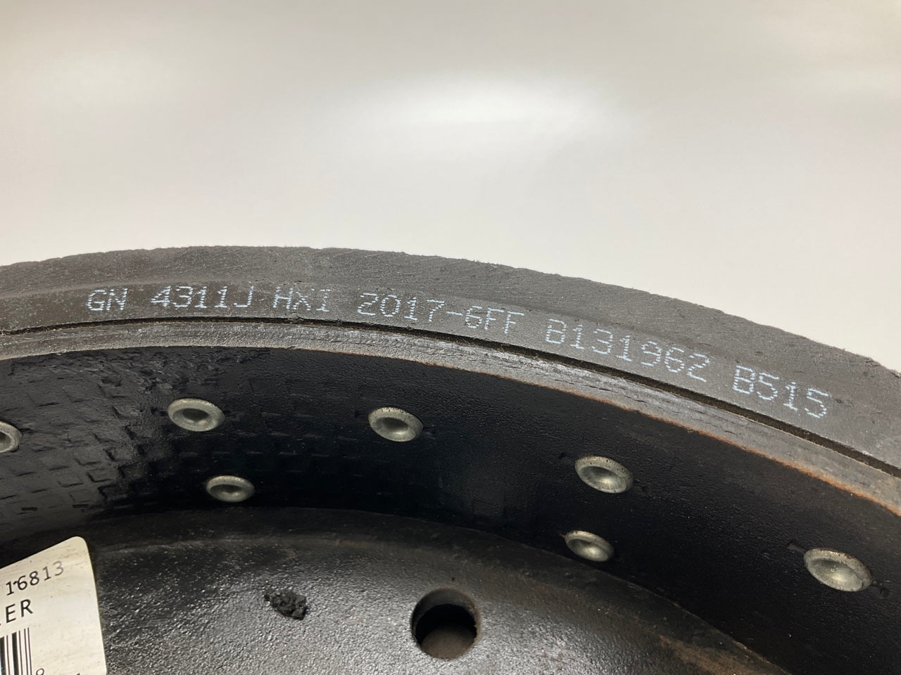 RELINED Haldex GN4311ER 4311E Brake Shoe 16-1/2''x7'', 20,000 Lbs, W/O Hardware