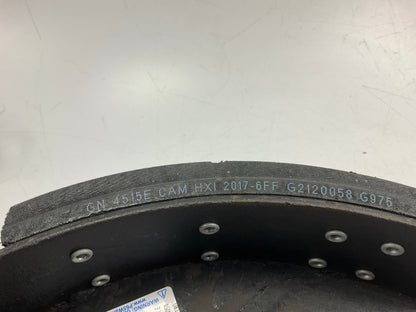 Relined Haldex GN4515TG 4515 16-1/2''x7'' Brake Shoes Meritor ''P'', 20,000 Lbs