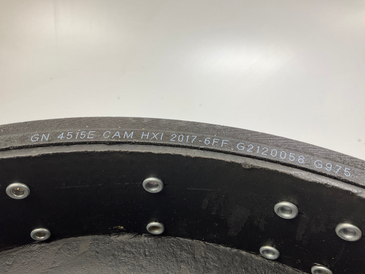 Relined Haldex GN4515TG 4515 16-1/2''x7'' Brake Shoes Meritor ''P'', 20,000 Lbs