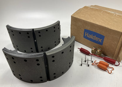 Relined Haldex GN4709ESG 4709E Rear Brake Shoes 16-1/2x7, 20,000 Lbs (20K Lbs)